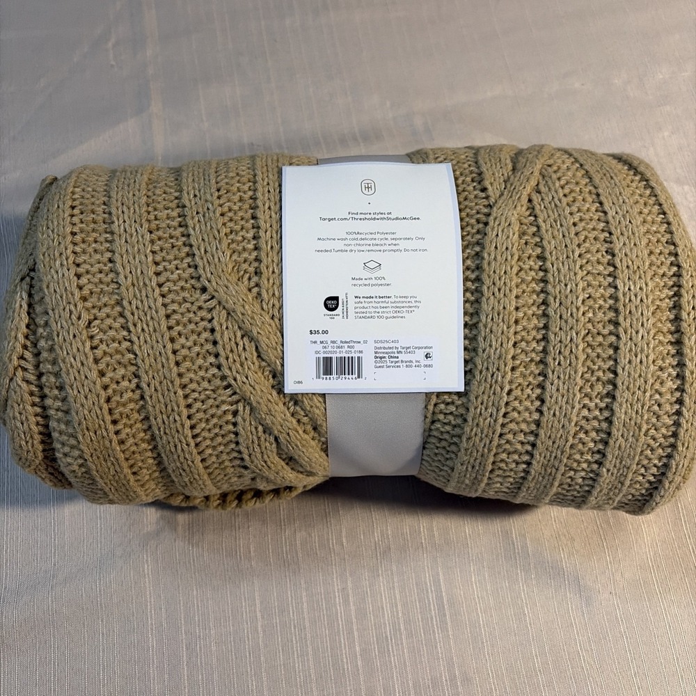 Threshold™ Throw Blanket Designed with Studio McGee – Textured Knit Throw - Picture 5 of 6